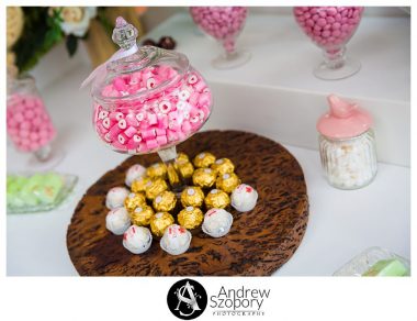 Reception detail of room at Mulgoa Valley Receptions candy bar